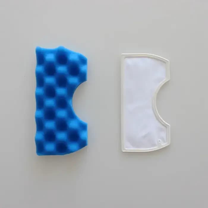 1 ensemble de filtre éponge bleu + 1