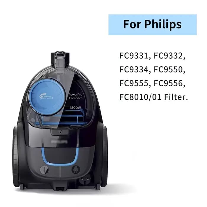 HEPA Pound-Filtre en mousse pour aspirateur Philips Power Pro Compact
