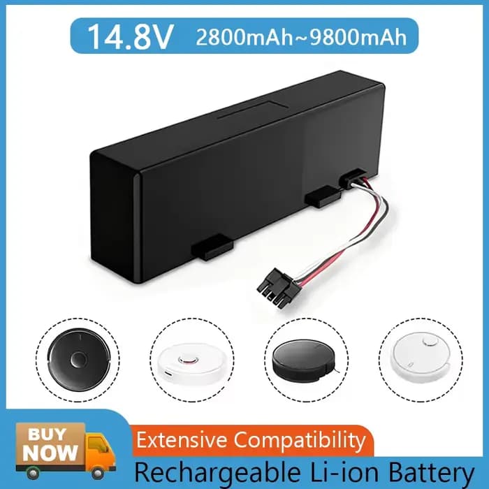 Batterie Li-ion 14.4V pour STYTJ02YM 2800 ~ 9800mAh, pour aspirateur Mijia Mop Pro Yunmi MVVO1-JG Haier JX37