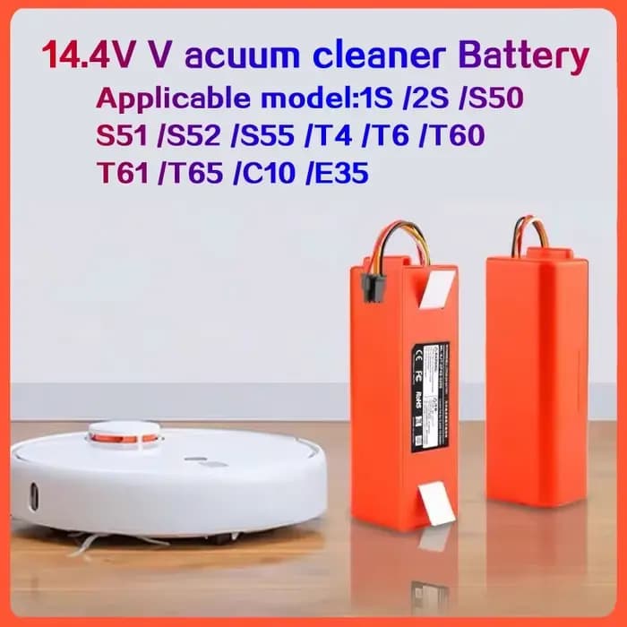Batterie de remplacement pour aspirateur robot Xiaomi Roborock S55 S60 S65 S50 S51 S5 MAX S6