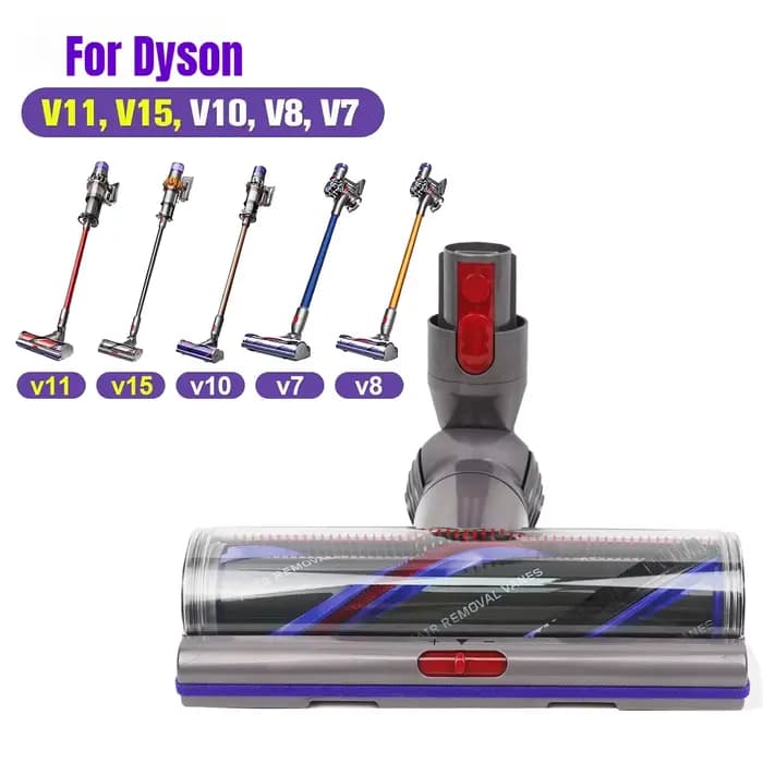 Tête de brosse anti-emmêlement à couple élevé pour les modèles Dyson V8 V7 V11 V15 V10
