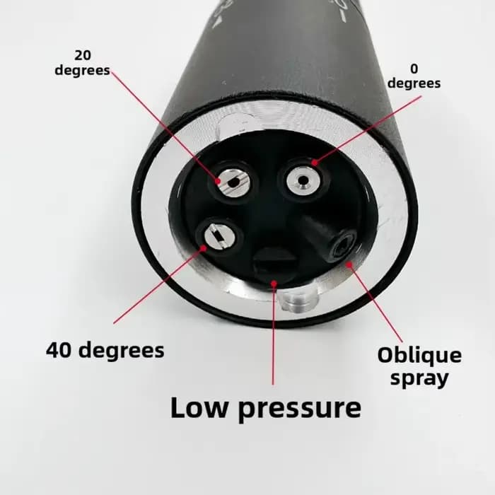Buse de lavage à pression réglable 5 en 1: nettoyage polyvalent pour chaque tâche
