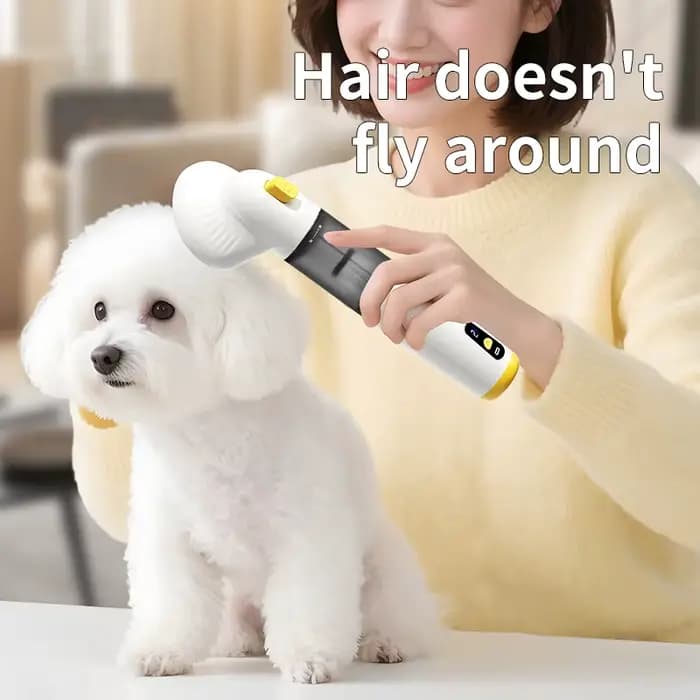 Aspirateur multifonctionnel pour animaux de compagnie avec technologie cyclonique avancée pour une aspiration longue durée et une épilation des poils d'animaux
