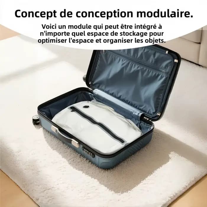 Sac de rangement sous vide de voyage avec pompe à air