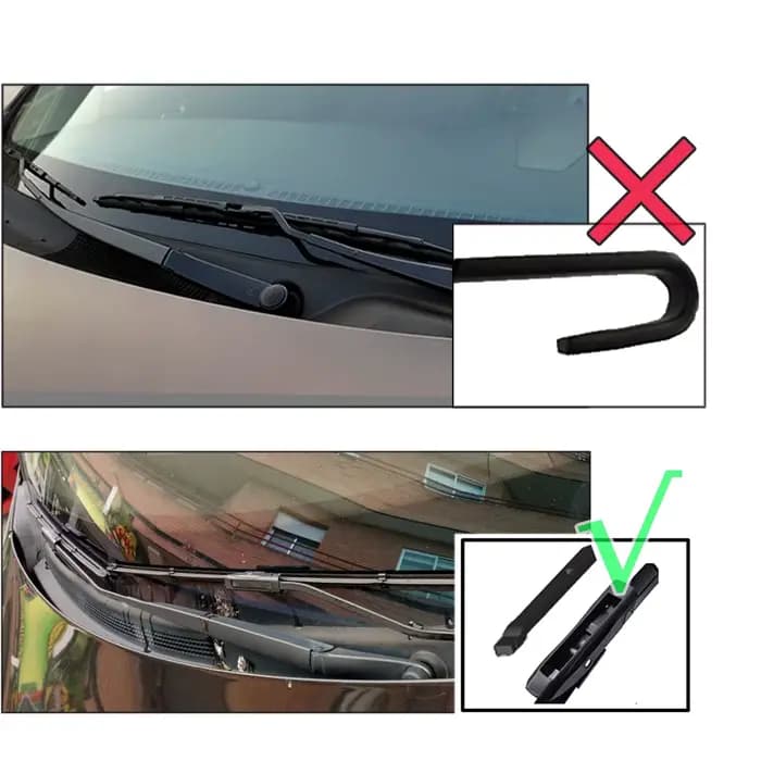 3 pièces balais d'essuie-glace pare-brise pour Dacia Renault Sandero 2015 2016 2017 2018 2019