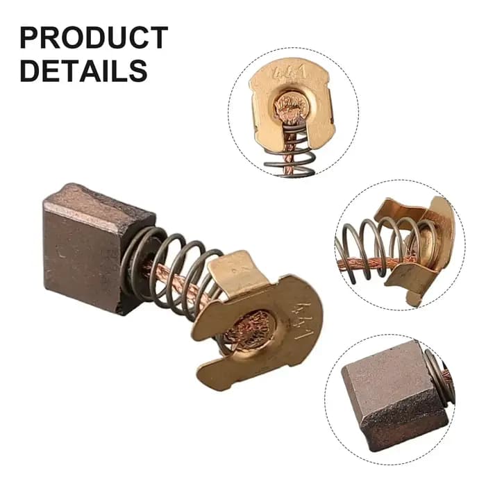 2 pièces brosses en carbone adaptées pour MAKITAs CB-441 CB-432 7x10.8x11mm outil électrique remplacement