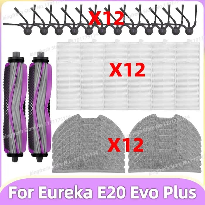 Compatible pour ( Eureka E20 Evo Plus ) Pièces d’aspirateur Brosse principale