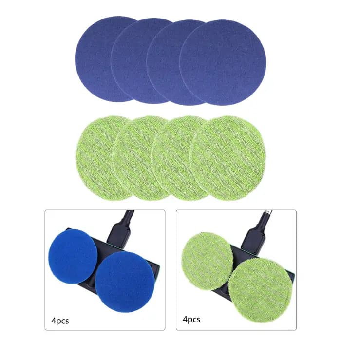 Tampons de vadrouille ronds de 6