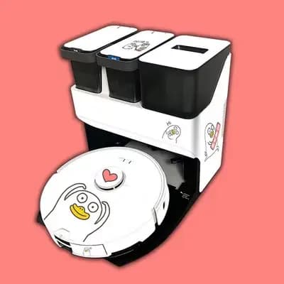 Autocollant de dessin animé mignon pour aspirateur robot Roborock S7 MaxV Ultra