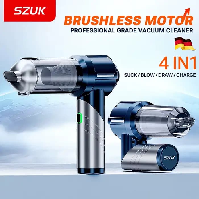 SZUK C013Max-Mini Aspirateur de Voiture Pliable et Portable