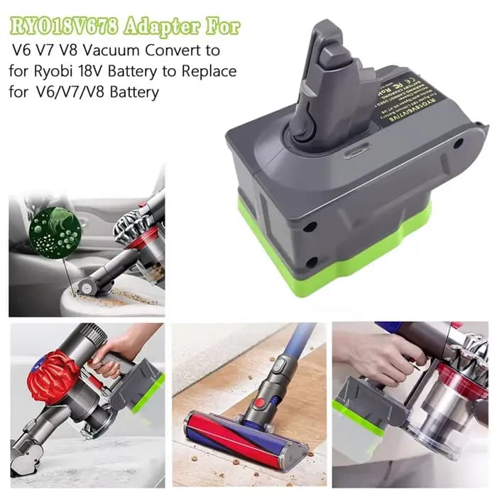 Adaptateur de batterie pour aspirateur Ryobi