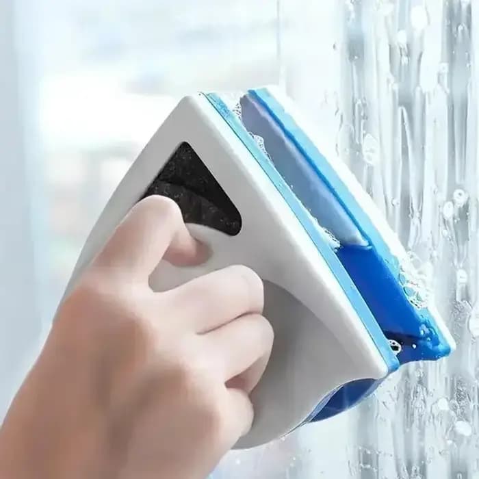 Nettoyeur de vitres magnétique puissant 2026 double face pour la maison, nettoyage de vitres haute efficacité, durable et réutilisable, coton nettoyant