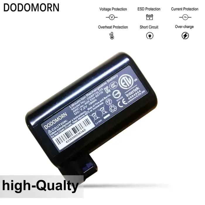 Batterie pour aspirateur robot Carrier Pure i9, OSBP72L125, série 7.2V, 18Wh, garantie 2 ans, haute qualité, nouveau