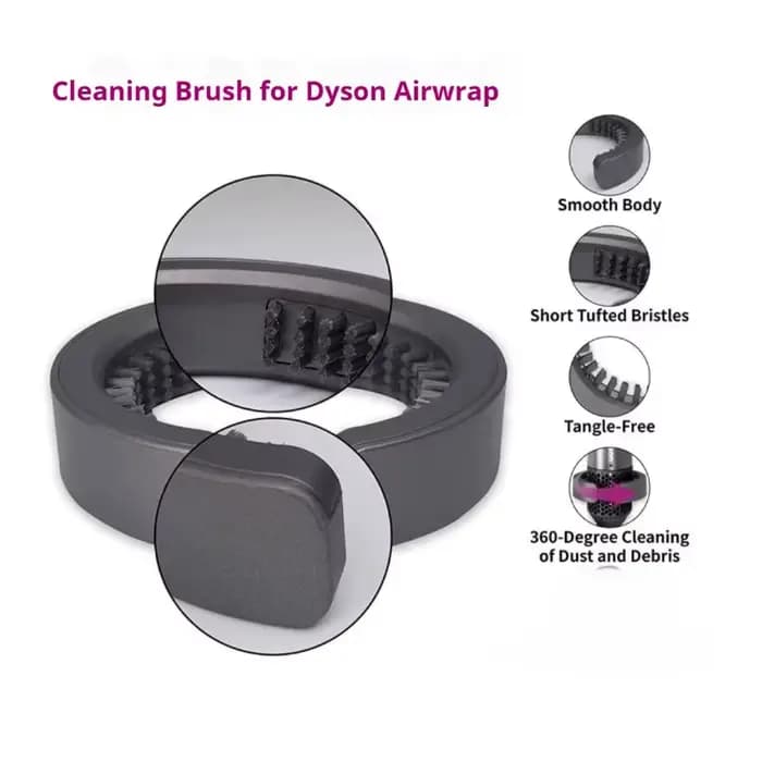 Brosse de nettoyage de filtre pour Dyson Airwrap HS01/05, accessoire de nettoyage de filtre, brosse de nettoyage pour fer à friser, brosse en matériau ABS