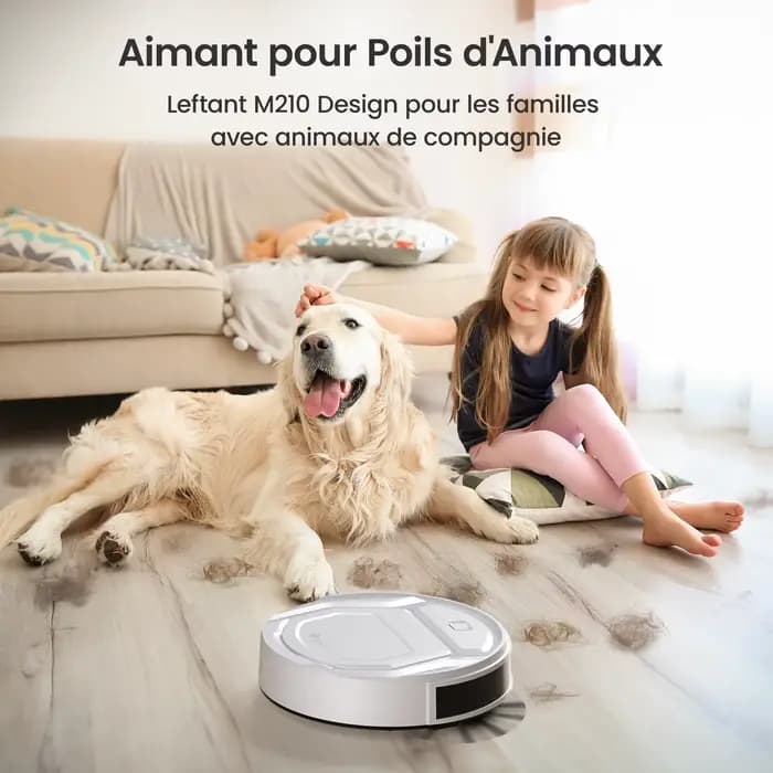 Lefant M210 Aspirateur Robot avec Télécommande