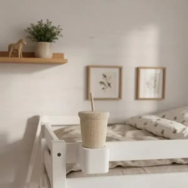 Support de tasse de chevet compatible avec le lit mezzanine IKEA STORA