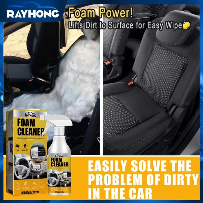 Nettoyant à mousse multifonctionnel pour l'intérieur de la voiture