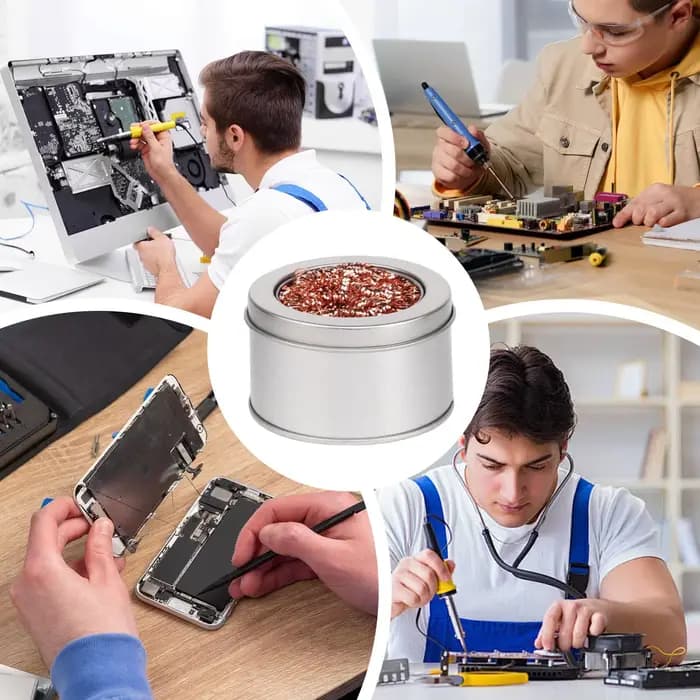 Balle de nettoyage en fil de laiton pour pointes de soudure en acier inoxydable