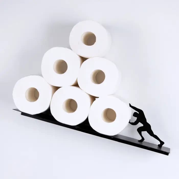 Porte-papier hygiénique mural multiple