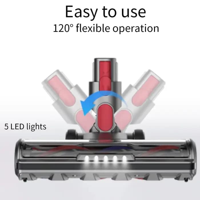 Tête de livre à entraînement direct compatible avec Dyson