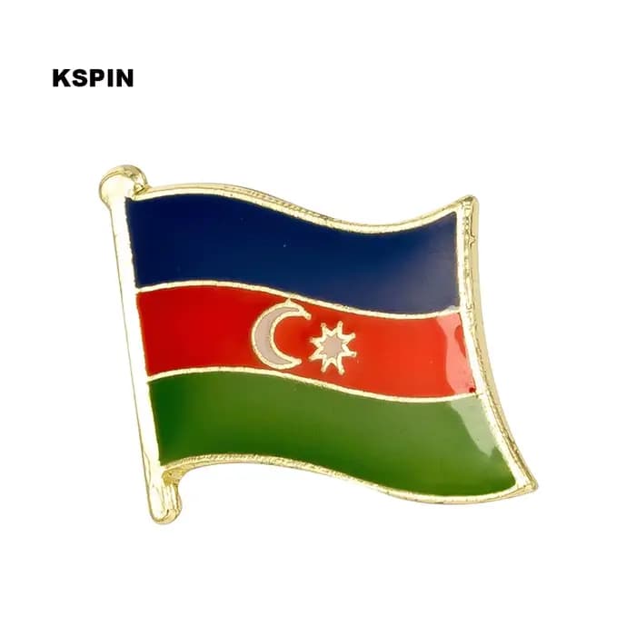 Épinglette drapeau en métal de France, Badges pour vêtements, ensemble Rozet, broche en broches KS-0057