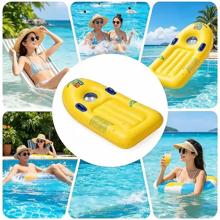 Hamac aquatique gonflable pour la natation, accessoire de piscine pour les sports nautiques d'été, décoration de fête aquatique