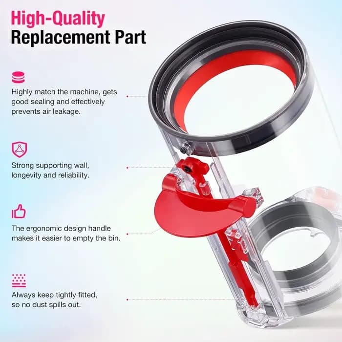 Boîte d'aspirateur pour Dyson V10 SV12