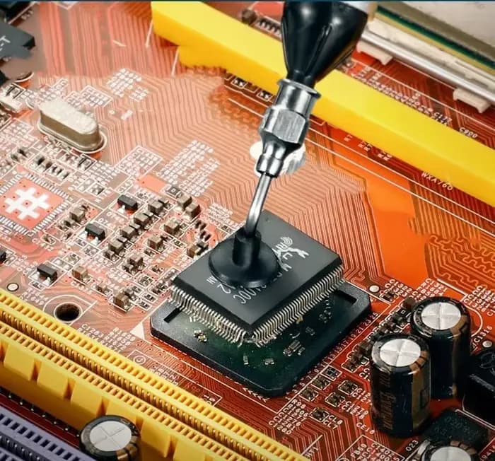 Stylo d'aspiration sous vide IC SMD, pompe à ventouse, pince à épiler IC SMD, outil de ramassage, outils de dessoudage à souder avec 3 têtes d'aspiration