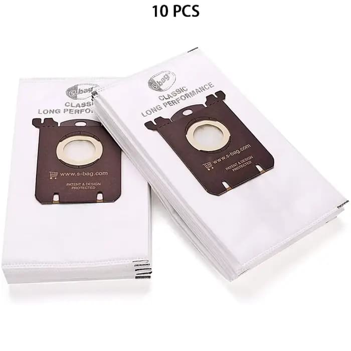 10 pièces sac à poussière aspirateur S sac pour Philips Electrolux FC8021 FC8202 HR6999 HR8345 HR8514