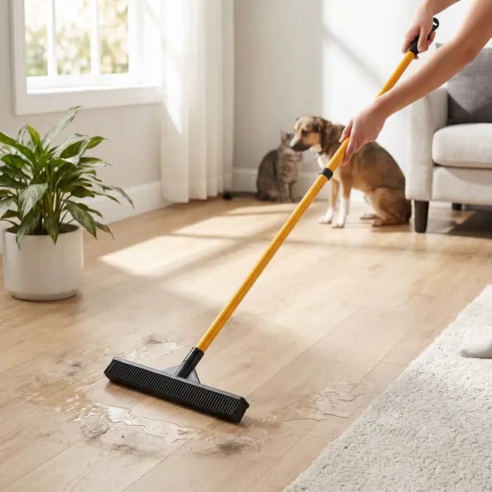 Brosse à poils d'animaux multifonctionnelle pour tapis