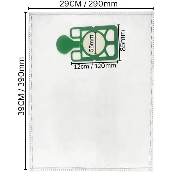 Sacs d'aspirateur pour Henry Hetty NVM-1CH 604015 907075 HEPA-Flo