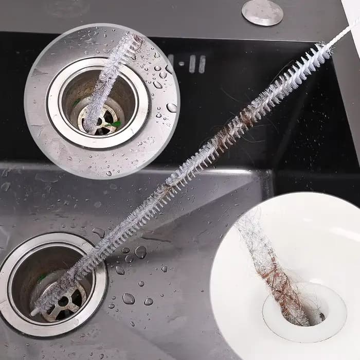 Brosse d'évent de sèche-linge Flexible avec manche en bois pour enlever les peluches