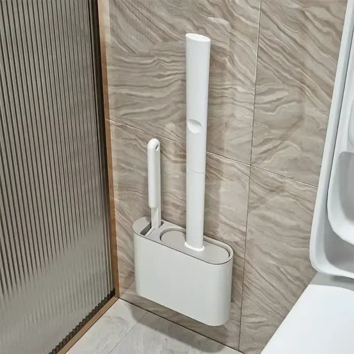 Brosse de toilette sans angles morts