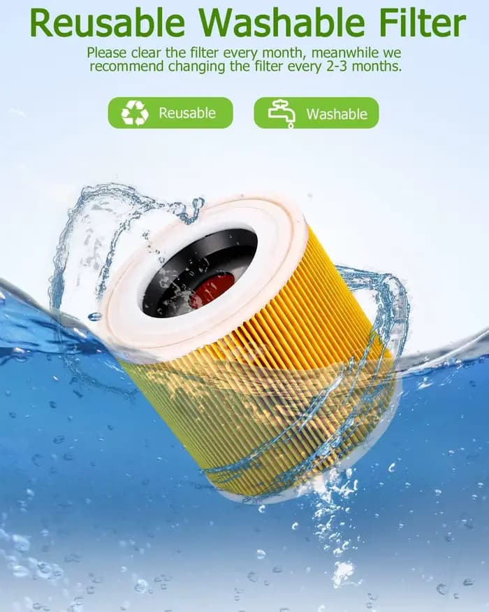 Filtre à aspirateur pour karcher WD series WD2 WD3 WD3P A2004 MV2 MV3 filtres à cartouche
