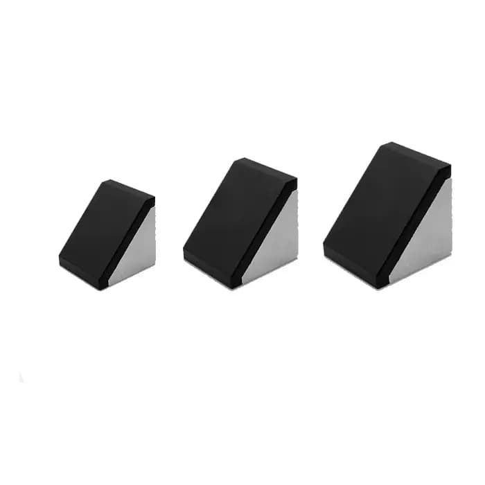 Lot de 10 coins de raccordement en aluminium recouvert