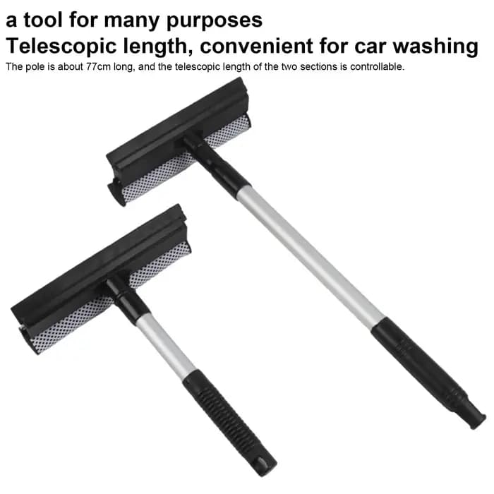Outil de nettoyage de vitres de voiture 2-en-1