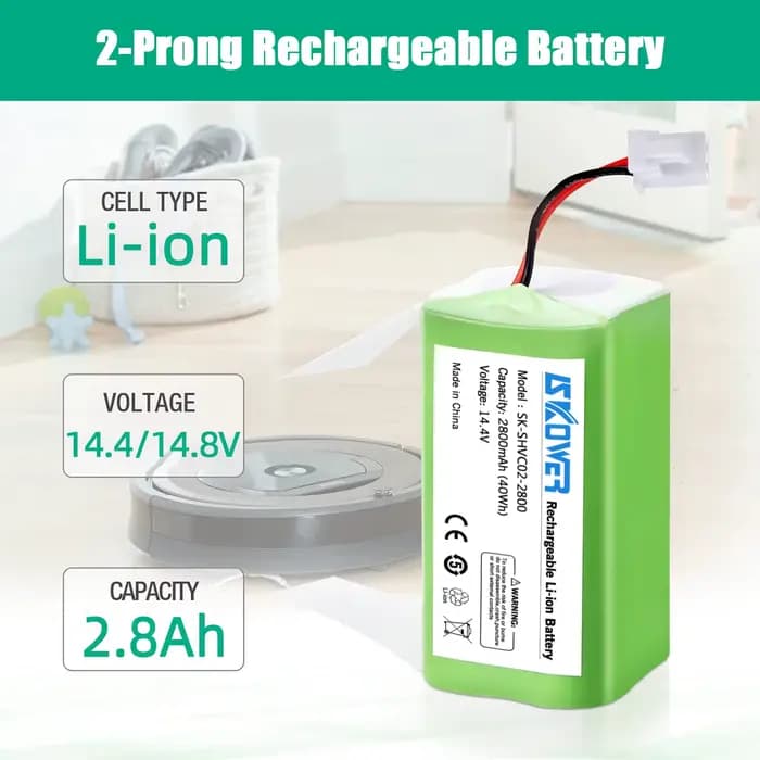 SKOWER rvbat850 batterie Robot Shark Ion R75 RV761 RV850C RV1000S RV700 RV720_N RV750 RV755 RV1100VL RV101AE aspirateur