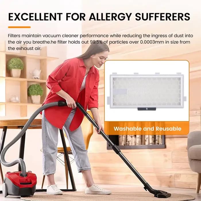 Filtre SF-HA50 HEPA Airclean 50 compatible avec les séries d'aspirateurs Miele invitent C3 C2 C1 S8000 S6000 S5000 S4 S5