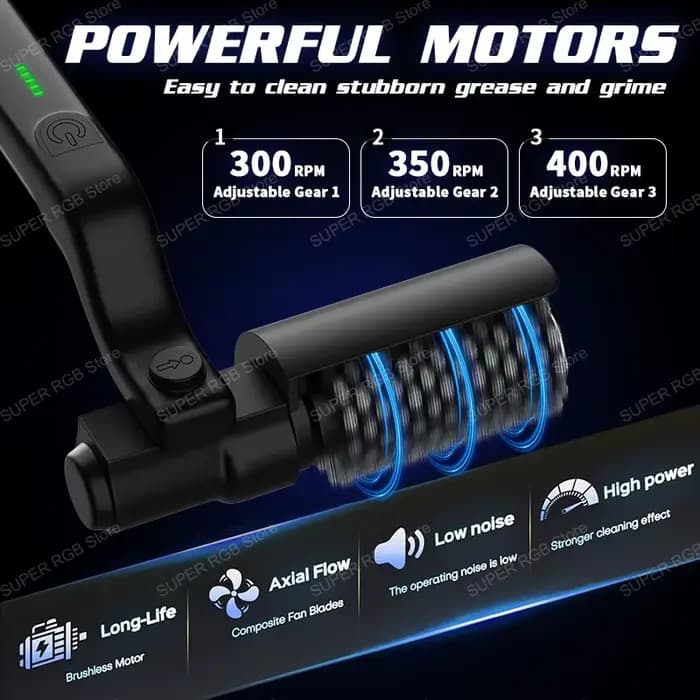 Brosse de nettoyage électrique pour barbecue