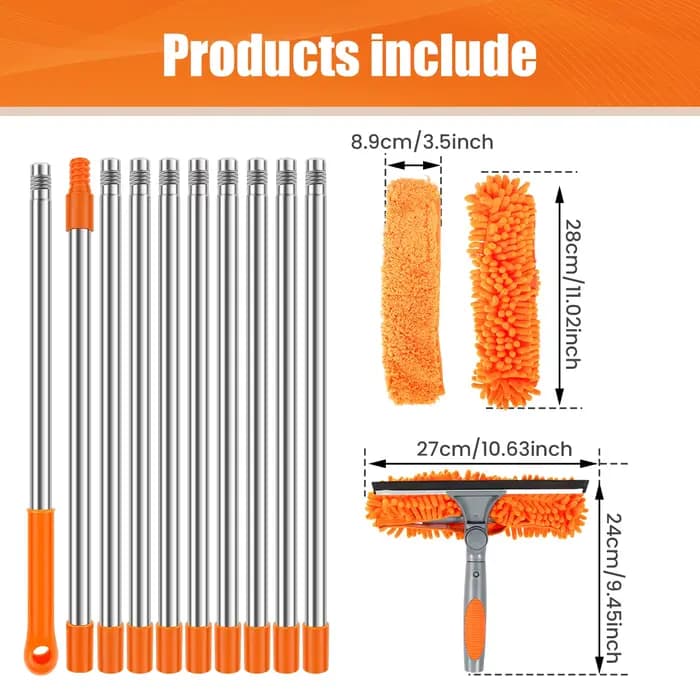 Kit de nettoyage de vitres étendu 100-420CM