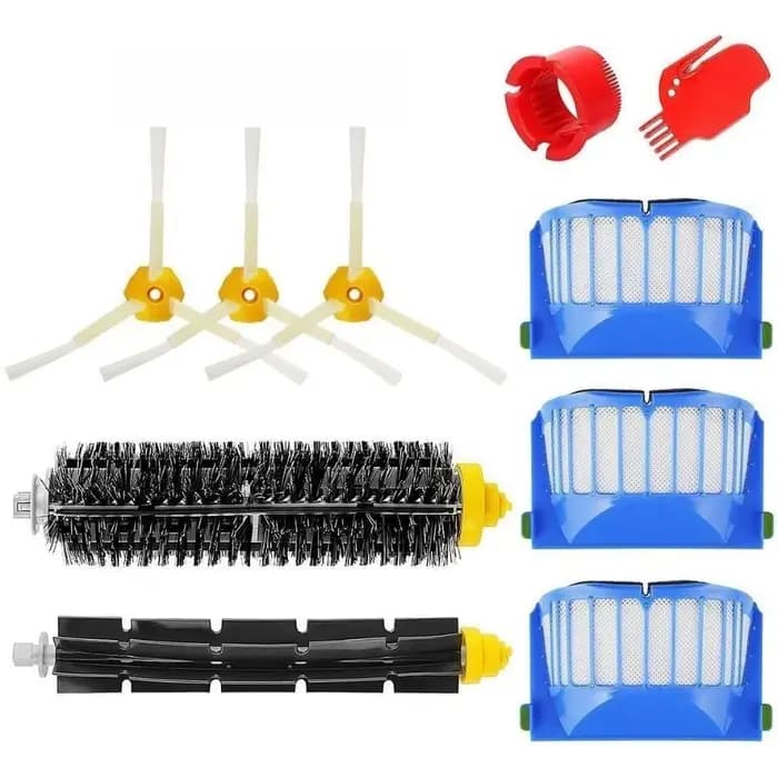 Kit de brosses de rechange compatibles avec iRobot Roomba série 600 – Kit de 10 accessoires