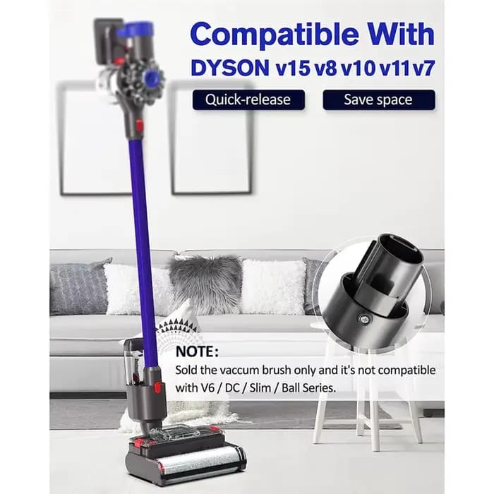 Tête de nettoyage électrique humide et sec pour aspirateur Dyson V15 V8 V7 V10 V11