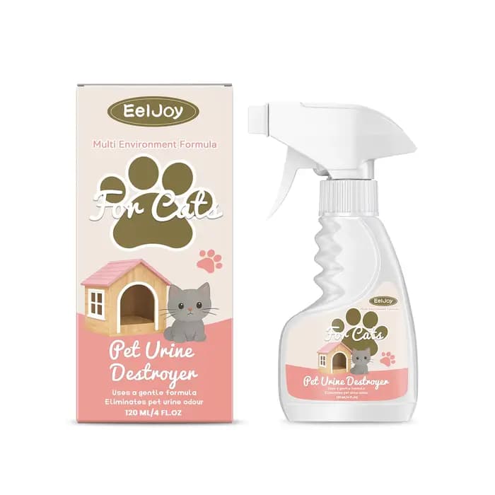 Spray Désodorisant et Détachant pour Urine d'Animaux – Élimine les Taches et les Odeurs de Chat et de Chien sur Toutes