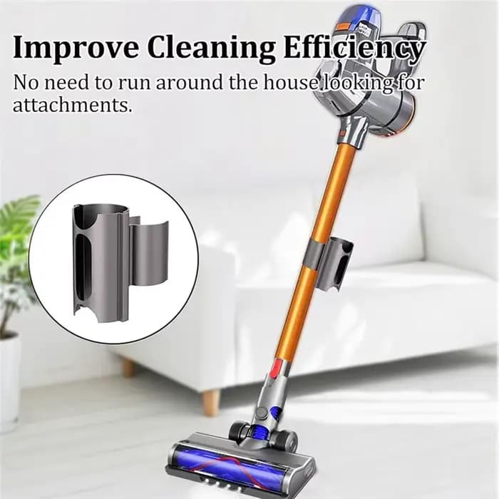Support d'aspirateur pour Dyson V6 V7 V8 V10 V11 V15 G5 Installation sans effort 360 ° Clip pour outil rotatif
