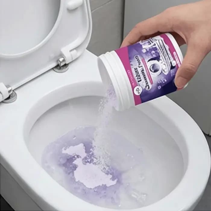 Poudre nettoyante pour cuvette de toilettes, détachant, désodorisant pour salle de bain, agent de nettoyage en profondeur, protège la glaçure, élimine les taches d'urine, facile, 100g