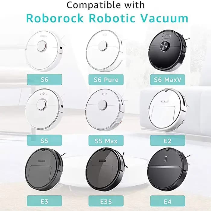 Kit d'accessoires pour aspirateur robot Xiaomi Roborock S6 Maxv S6 Pure S6 E4 S5 S5 Max E35 E25 E20 S50 S51