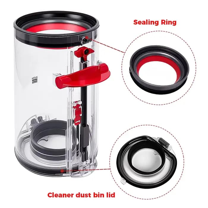 Réservoir de poussière pour aspirateur Dyson V6 V7 V8 V11 V15 V10 V12Slim