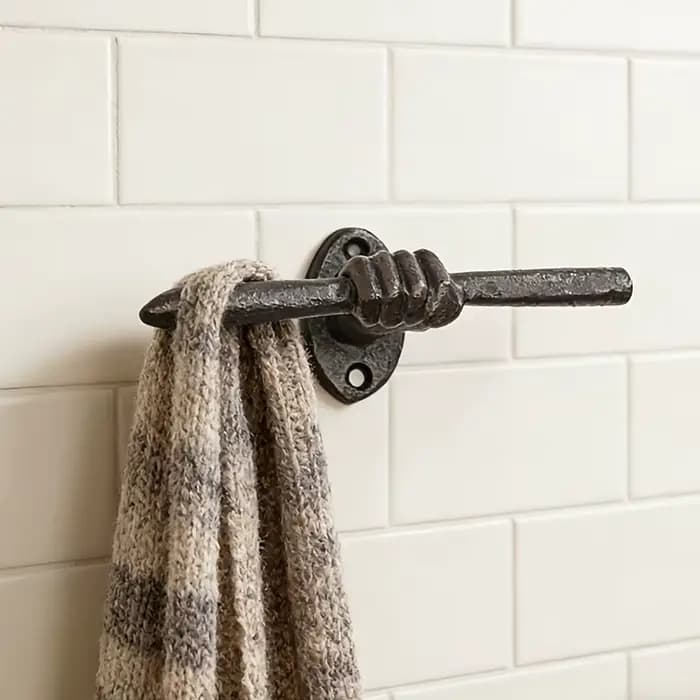 Crochets muraux créatifs en fonte, crochets d'entrée ou décoration de chambre unique pour accrocher des manteaux, des portefeuilles, des écharpes ou des bijoux, crochet utilitaire