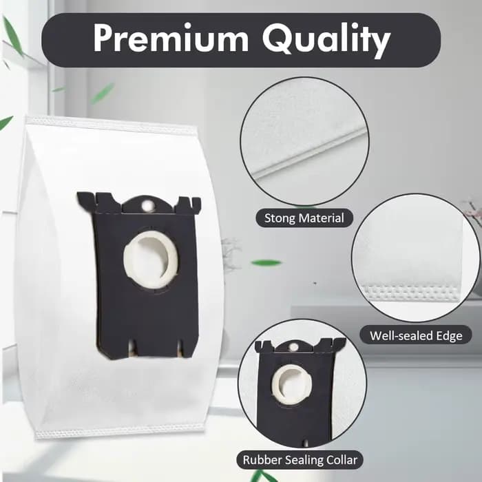 Sac S de remplacement Compatible pour aspirateur électrolux S-Bag Classic EL200F EL8500 EL202G EL6985 EL6988 EL6989 EL4100