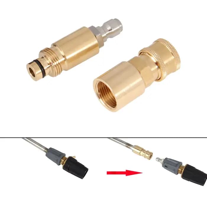 Adaptateur d'accessoires de lavage de voiture pour tête de pistolet